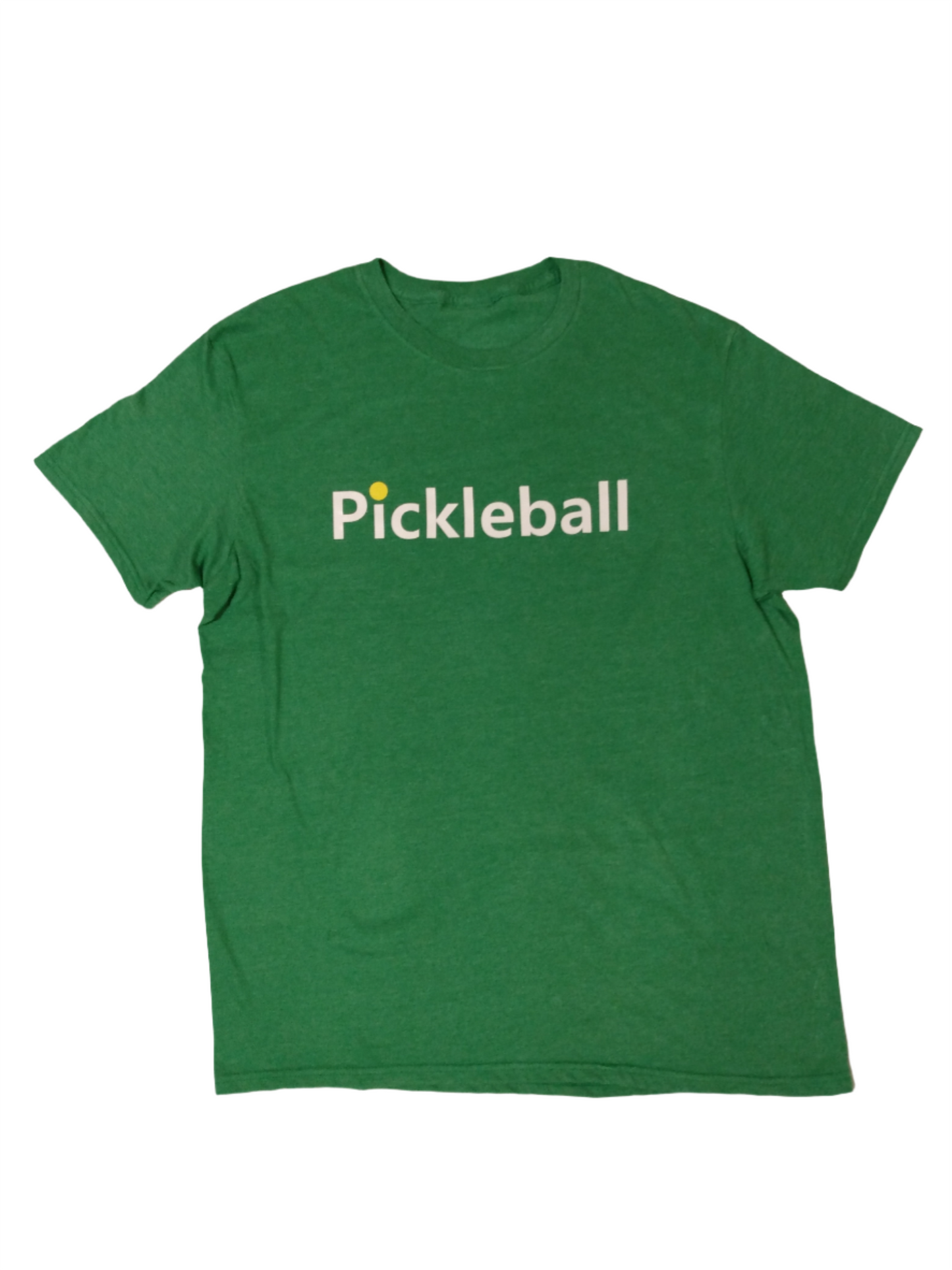 green t shirt with the word pickleball on it