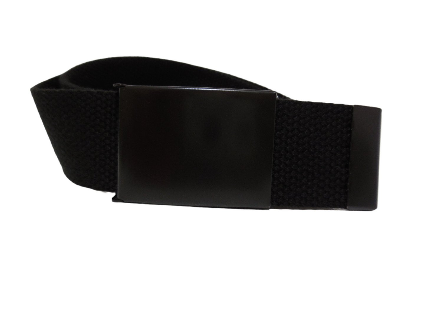 1.5 inch wide, Canvas/Web Belt with Metal Flip-Top Buckle